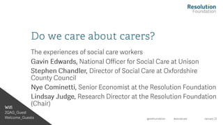 Do we care about carers?