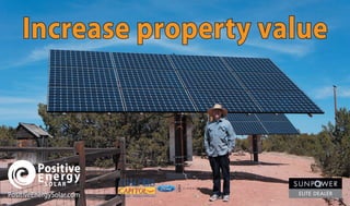 Increase property value
PositiveEnergySolar.com