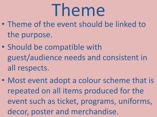 Events Management Events Concept