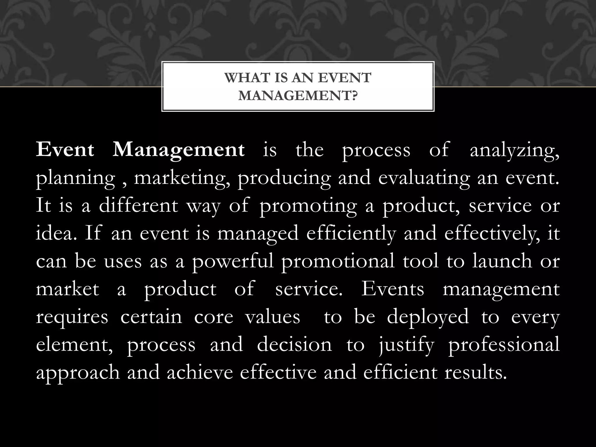 Event Processing In Event Management EVENTS MANAGEMENT SERVICES NC III powerpoint.pptx