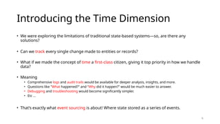 A Deep Dive into Event Sourcing: Immutable and Scalable Systems | PPTX