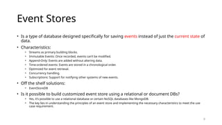 A Deep Dive into Event Sourcing: Immutable and Scalable Systems | PPTX