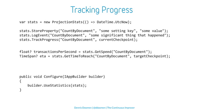 Event Sourcing from the Trenches (with examples from .NET) | PPT