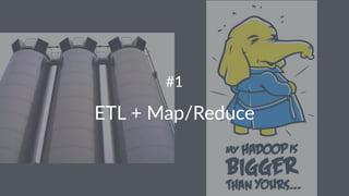 #1 
ETL$+$Map/Reduce 
 