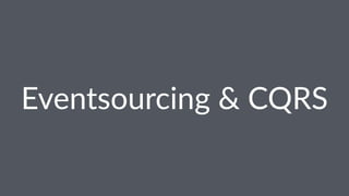 Eventsourcing-&-CQRS 
 