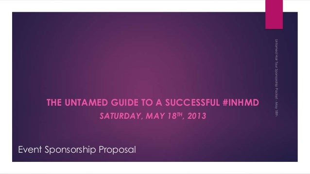 event sponsorship proposal event sponsorship proposal, Presentation templates