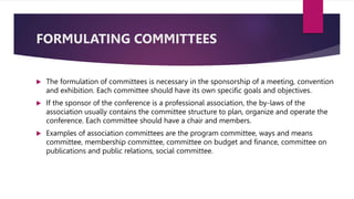 PLANNING MEETINGS, CONVENTIONS AND EXHIBITION | PPTX