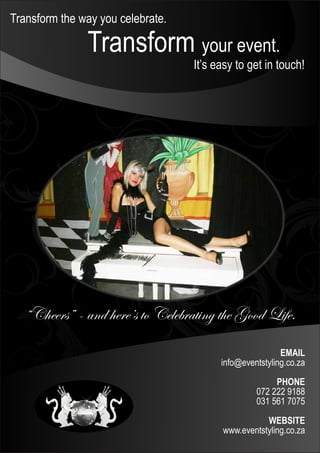 Event Styling Umhlanga Company Profile