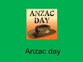 Anzac day