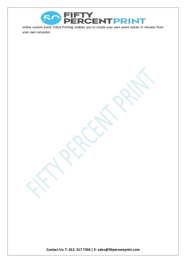 event ticket ticket printing malaysia fifty percent print