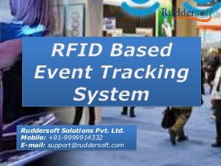 Ruddersoft Solutions Pvt. Ltd.
Mobile: +91-9999914332
E-mail: support@ruddersoft.com
 