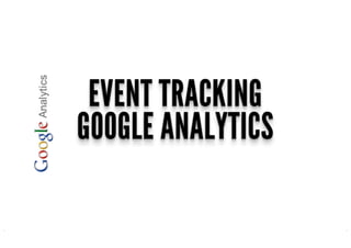 Event tracking google analytics