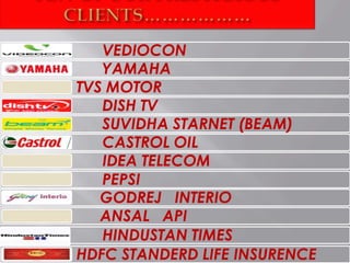 FEW OF OUR PRESTIGIOUS CLIENTS………………