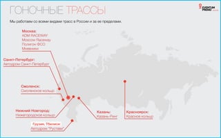 ГОНОЧНЫЕ ТРАССЫ
Мы работаем со всеми видами трасс в России и за ее пределами.
Грузия, Тбилиси:
 