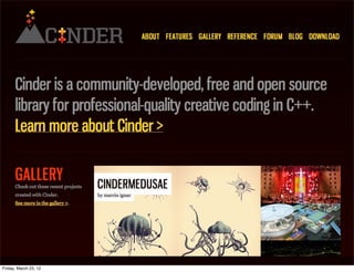 Friday, March 23, 12
 