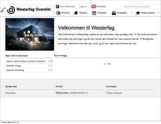 Friday, March 23, 12
 