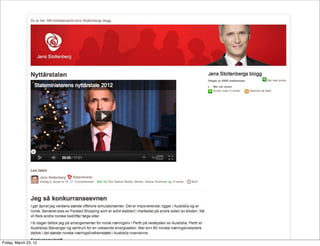 Friday, March 23, 12
 