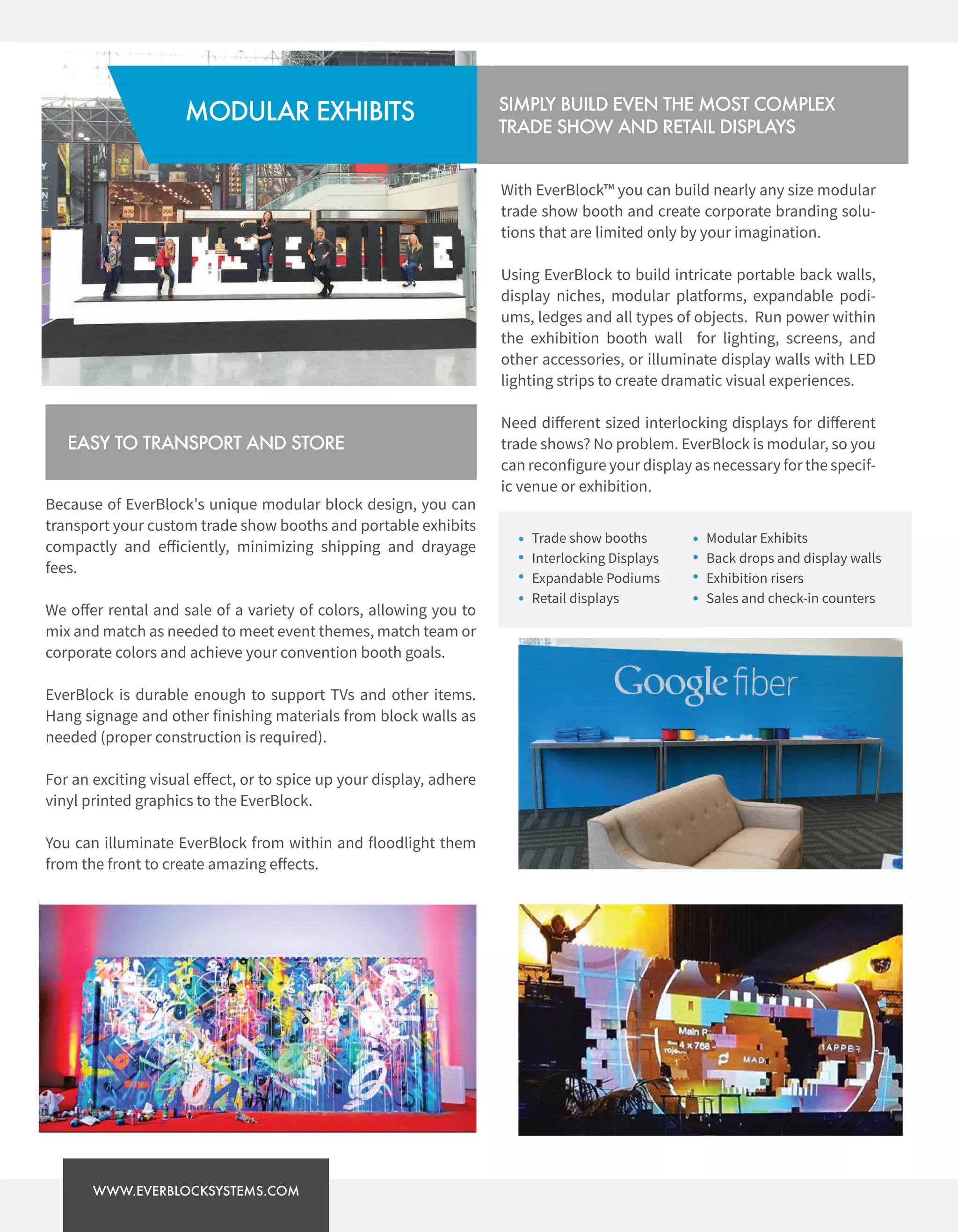 EverBlock Modular Building Blocks - brochure 2019 | PDF