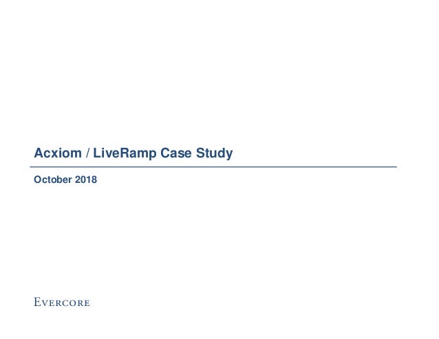 liveramp a case study in value creation and digital transformation liveramp
