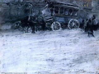 1899 Paseo en autobús. Pastel sobre papel (55,2 x 74,9 cm)
 