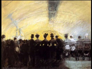 1900 Back Row, Follies Bergere. Pastel on paper (52 x 69 cm)
 