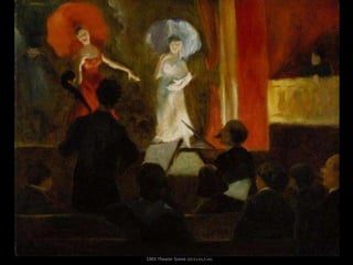 1903 Theater Scene (55,9 x 63,2 cm)
 