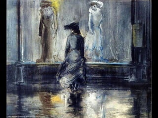 1903 Window Shopping. Pastel sobre papel (36,2 x 45,72 cm)
 