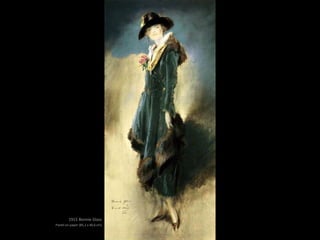 1915 Bonnie Glass
Pastel on paper (85,1 x 40,6 cm)
 