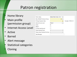 Evergreen Indiana Basic Circulation Class | PPT