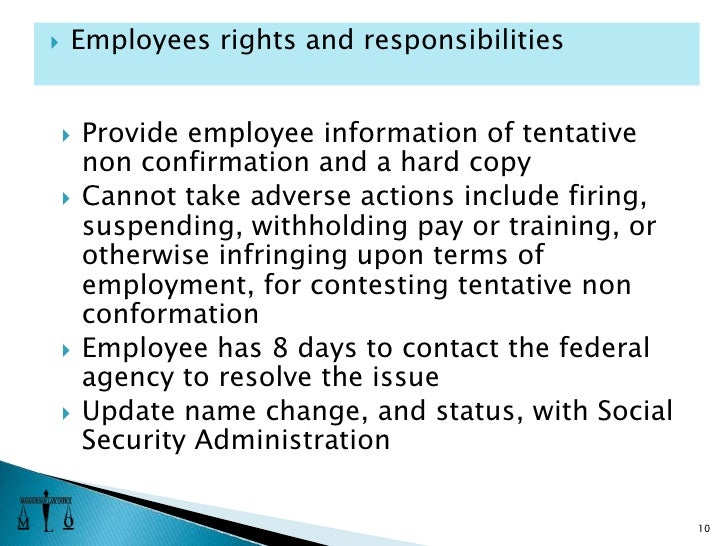 E Verify Rules For Employers