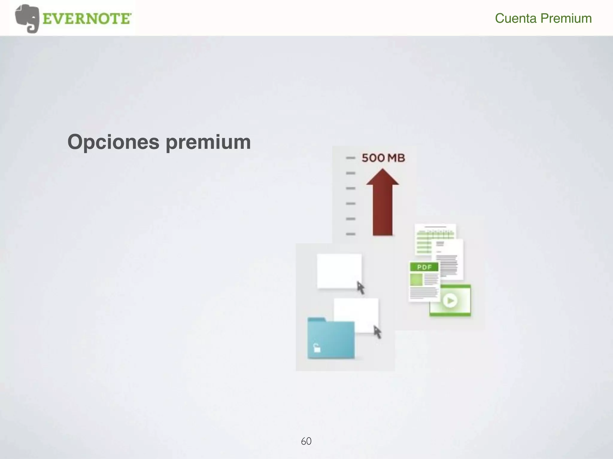 Cuenta Premium




Opciones premium




                   60
 