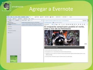 EVERNOTE
           Agregar a Evernote
 