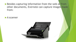 Can Evernote Replacement Your Filing Cabinet?
Ask yourself: If you save a record (on paper) but cannot
locate it later, was it really worth saving? Did you waste your
time? and money? Did you really “save” it?
Which would you rather carry: this?
 