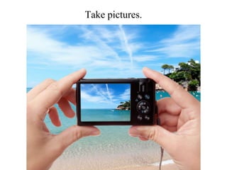 Take pictures.
 