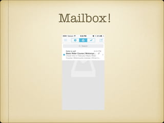 Mailbox!

 