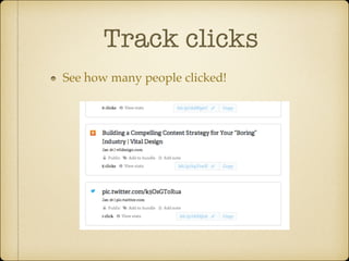 Track clicks
See how many people clicked!

 