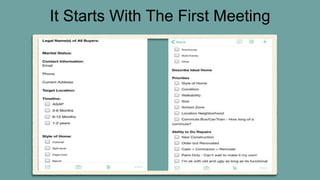 It Starts With The First Meeting
 