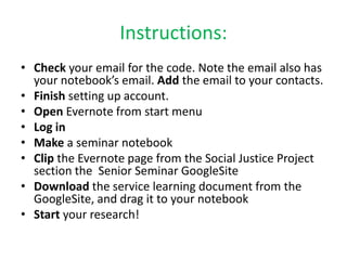 Go to www.evernote.com