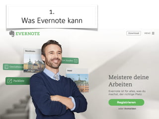 1.
Was Evernote kann
 