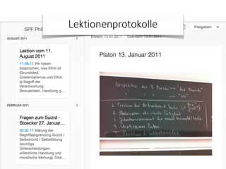Lektionenprotokolle
 
