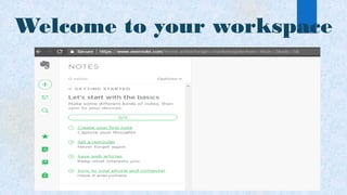 Welcome to your workspace
 