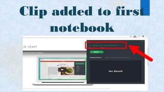 Clip added to first
notebook
 
