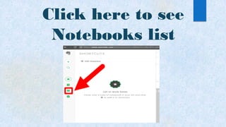 Click here to see
Notebooks list
 