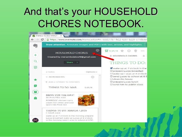 how to share evernote app