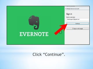 Click “Continue”.
 