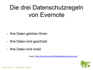 Evernote Vortrag barcamp Köln 2014