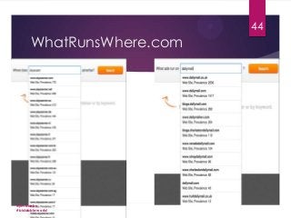 44

WhatRunsWhere.com

@jimbanks
#biddableworld

 