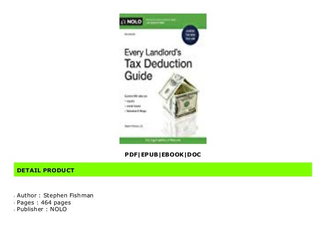 PDF Every Landlord's Tax Deduction Guide