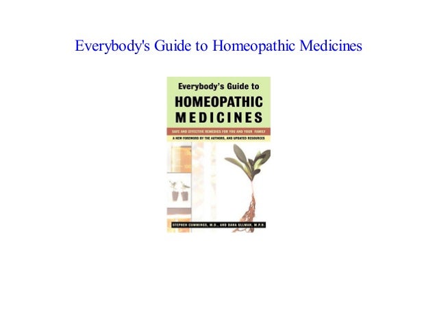 Everybodys Guide To Homeopathic Medicines Ebook - 