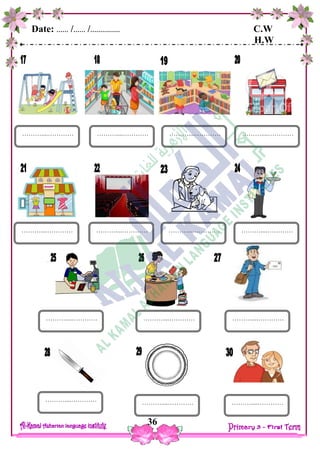 Date: …… /…… /…………… C.W
H.W
36
………....………… ………....………… ………....………… ………....…………
………....………… ………....………… ………....………… ………....…………
………....………… ………....…………
………....…………
………....…………
………....………… ………....…………
 